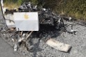 Wohnwagen abgebrannt Koeln Porz Langel Jakob Engelstr P29